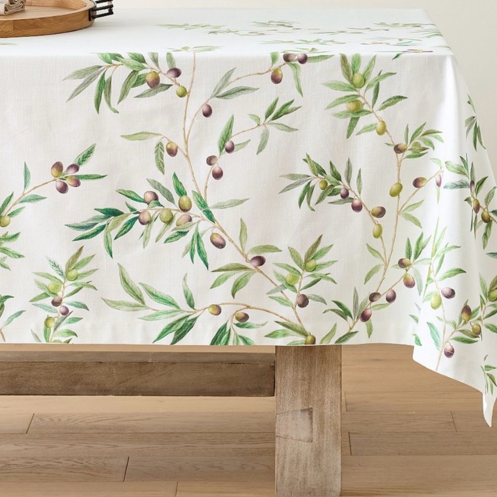 Monique Lhuillier Olive Orchard Tablecloth